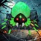 8FT Halloween Inflatable Green light up Spider with LED light